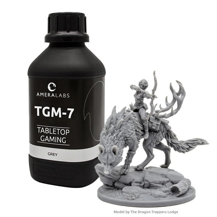 AmeraLabs TGM-7 3D printing material for tabletop gaming miniatures